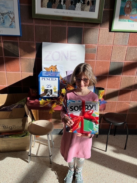 From 11/27 through the end of December students have a chance to WIN a Grand Prize Pencil in each pencil machine. We had our first two winners this week. Congratulations!