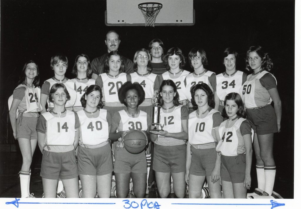 group of girls basketball