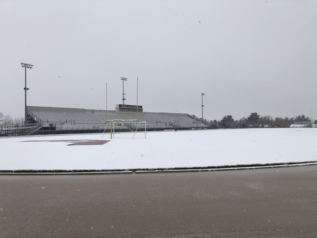 Football field snow 