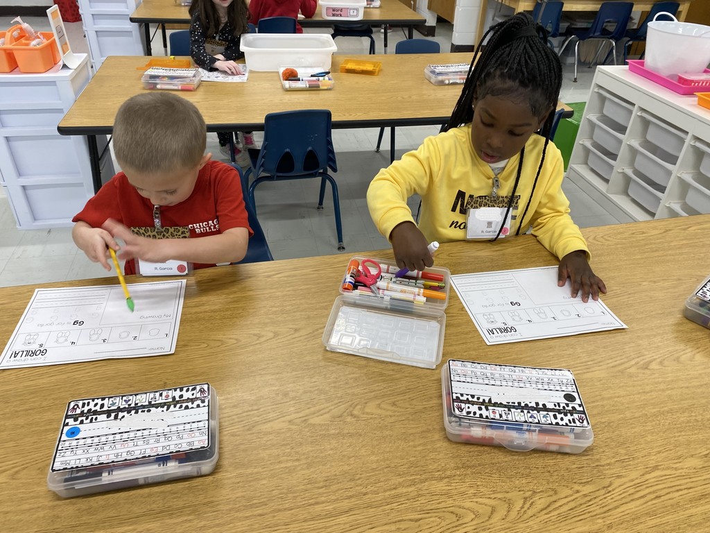 Kindergarten Students at Woodland Primary