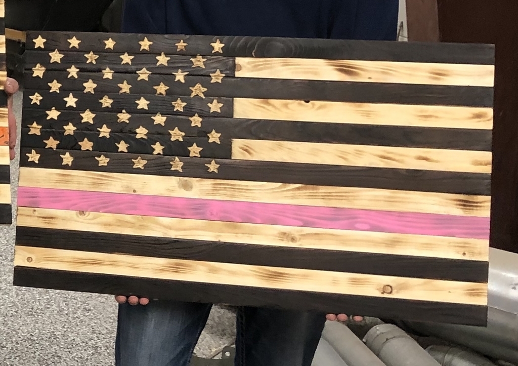 Pink American Flag