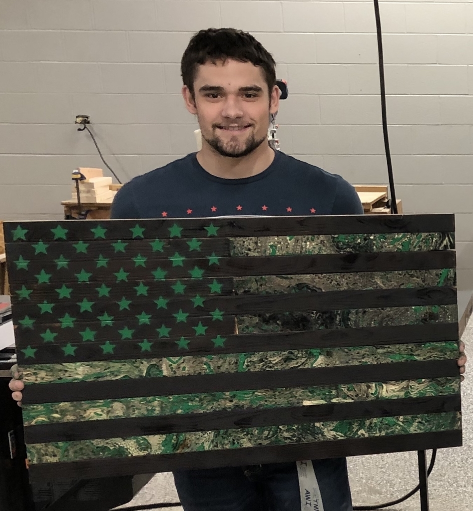 Hydro Dipped American Flag