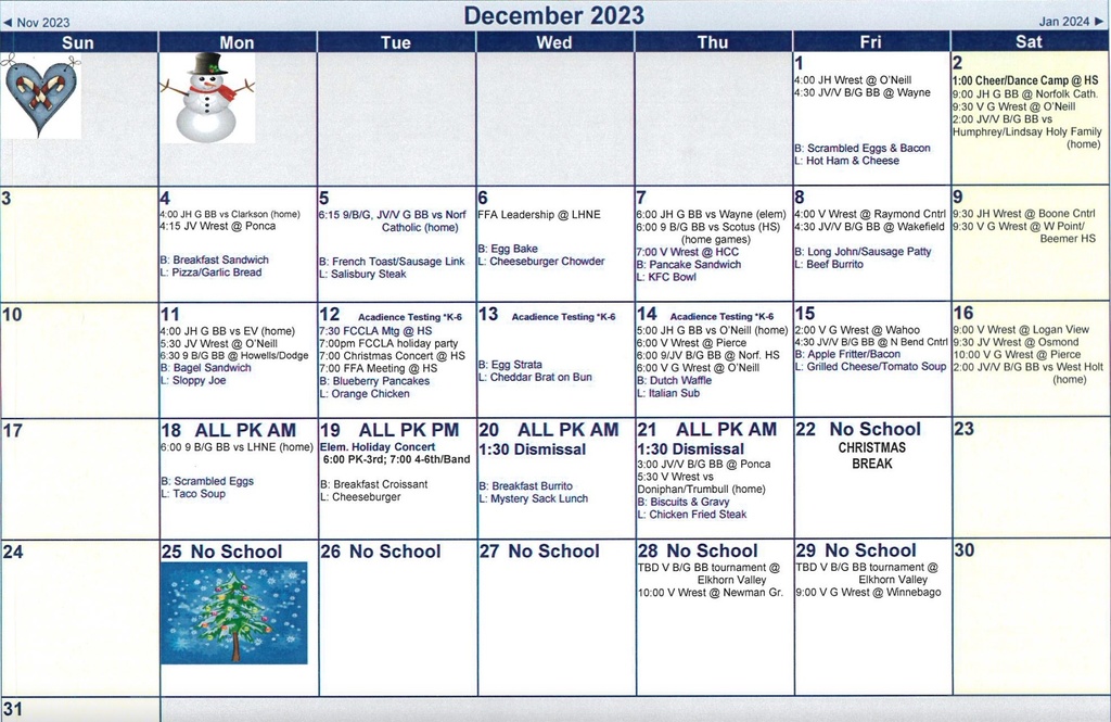 Calendar
