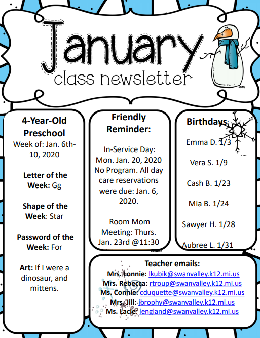 4's Newsletter