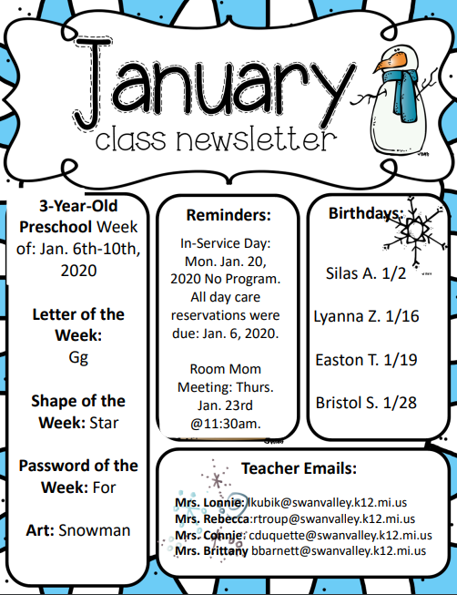3's Newsletter