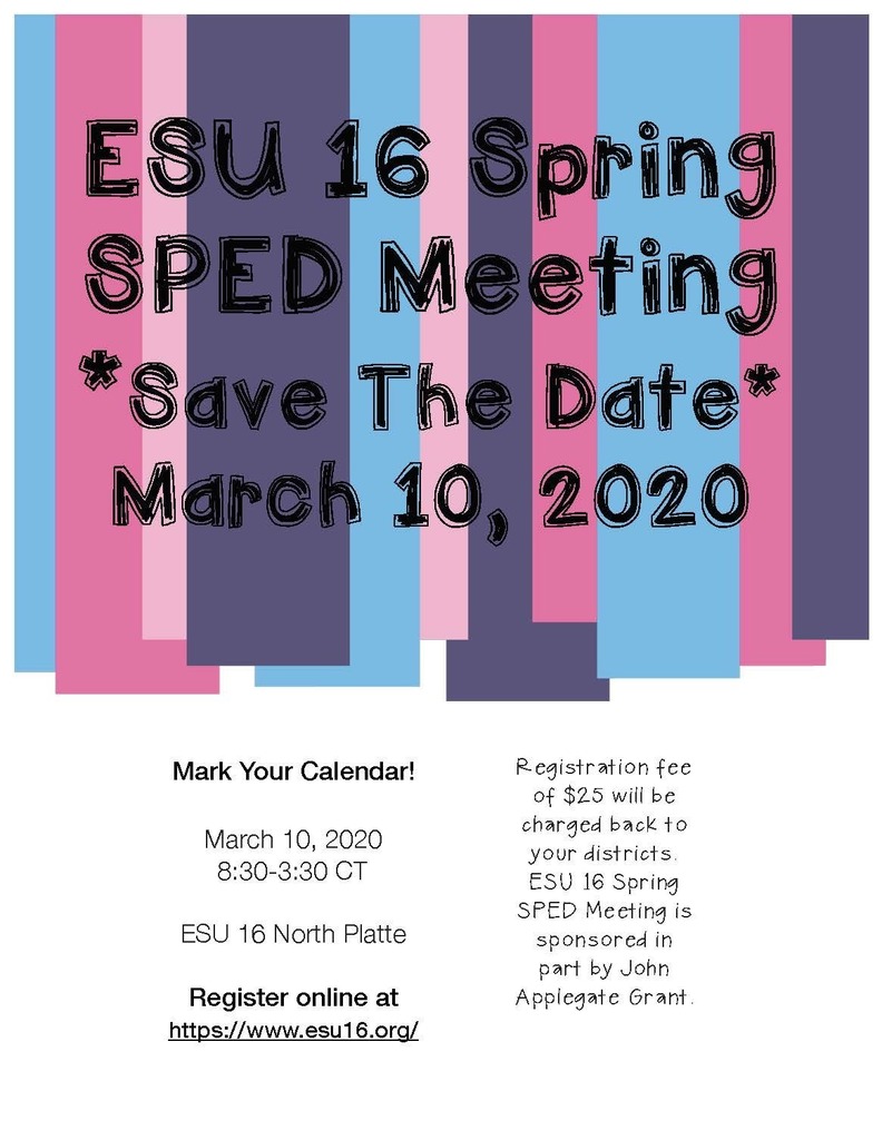 Spring SPED Mtg