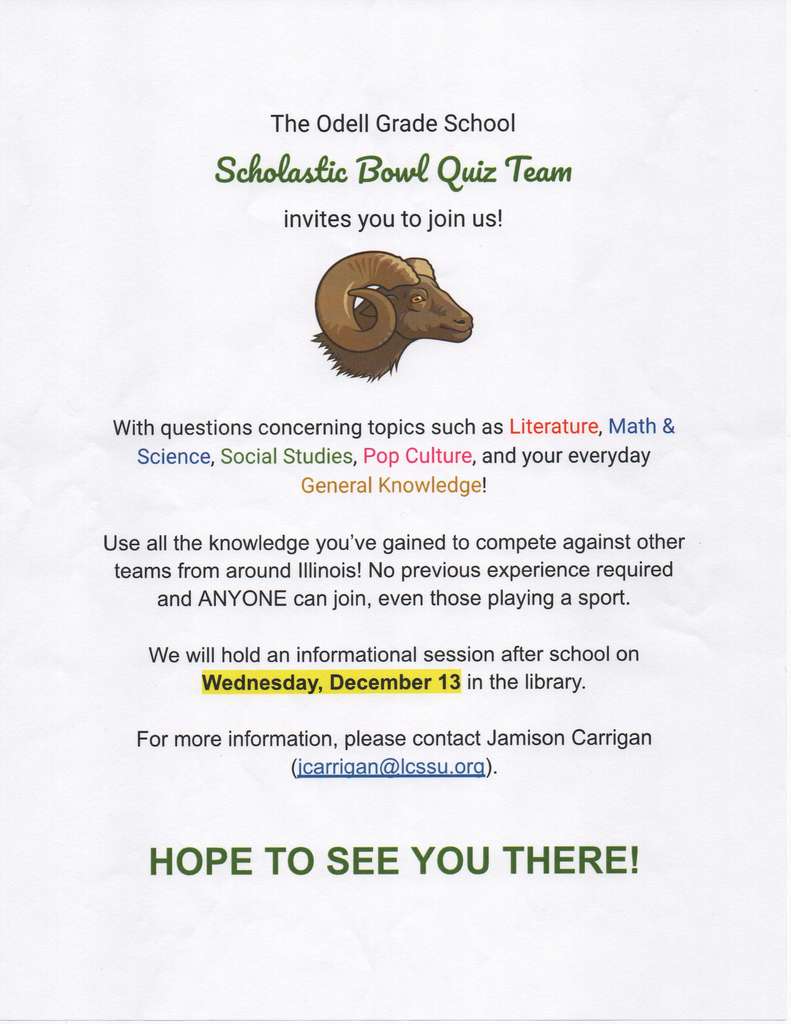 Scholastic Bowl