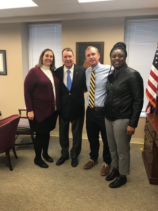 Board members meet legislators