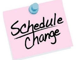 Schedule Change