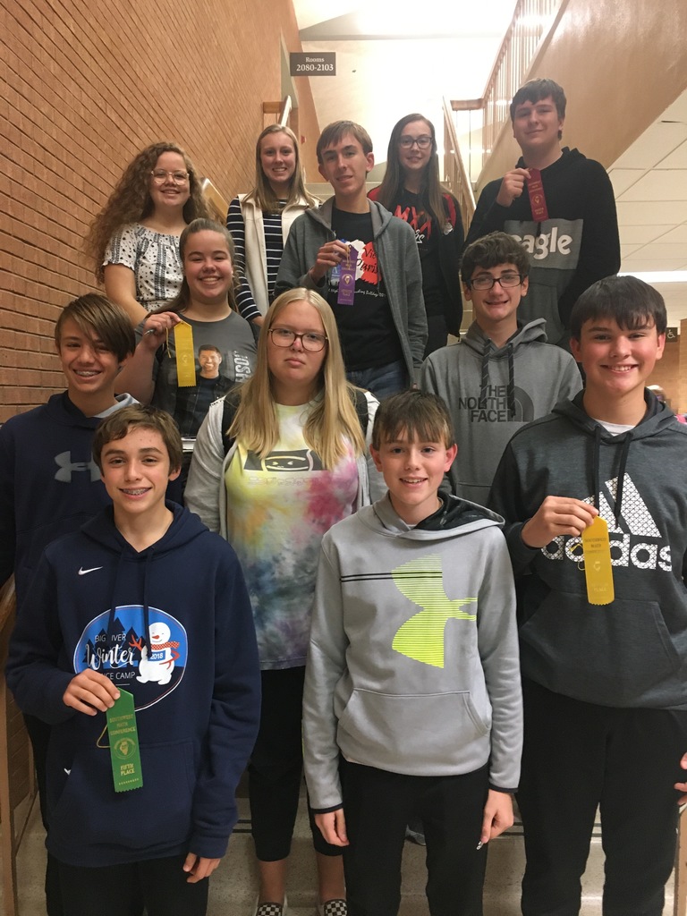 SMC #4  Cole Basden, Ethan Smith, Gabe Schwarz, Mazzy Robertson, Joe Jansen, Summer Carroll, Austin Werner, Sylvie Carroll, Grant Brinker, David Forys, Reagan Crask, and Kayla Rutz.