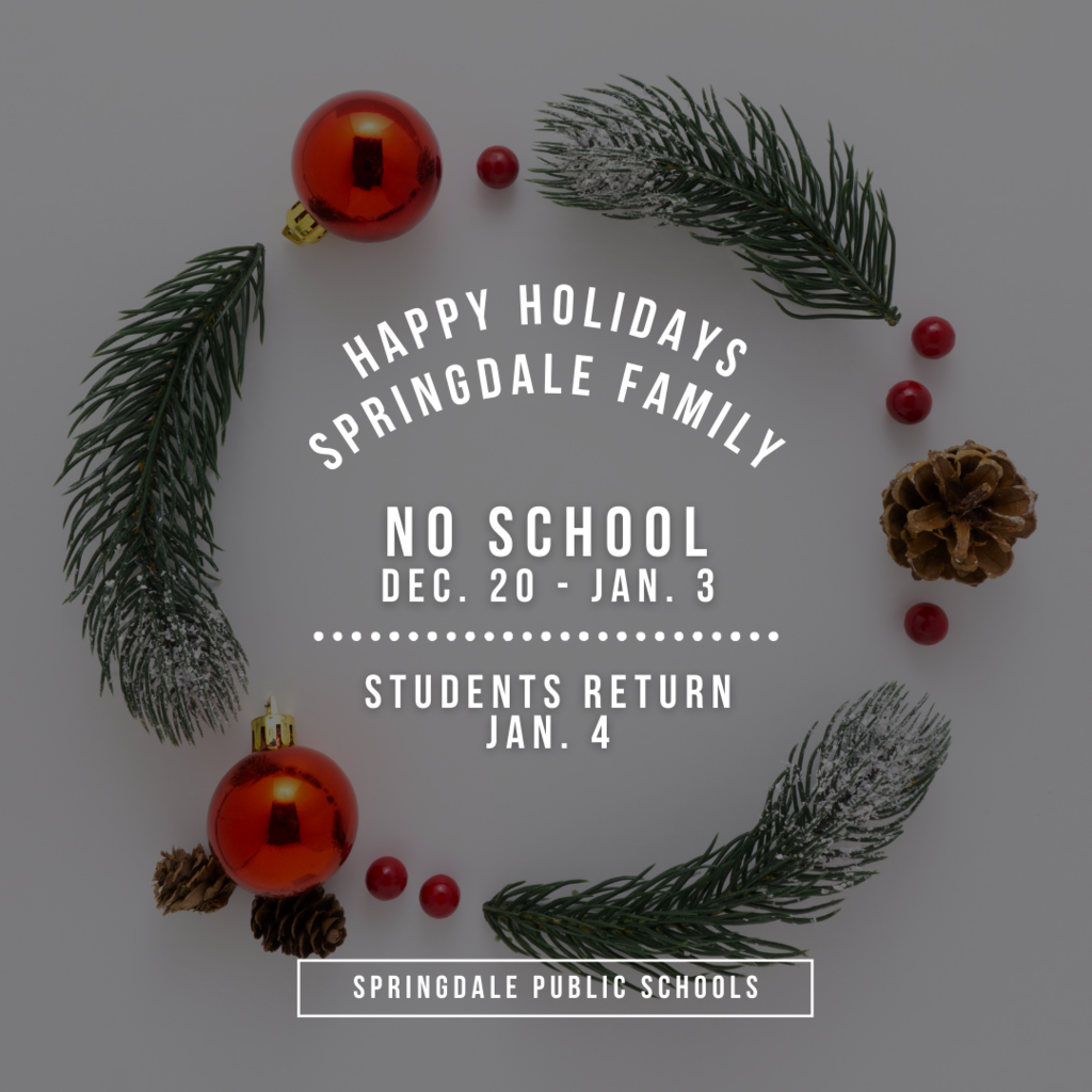 Happy Holidays Springdale Family!