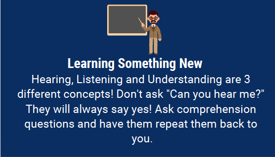 Learning Something New