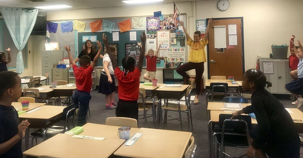 Kids practicing mindfulness