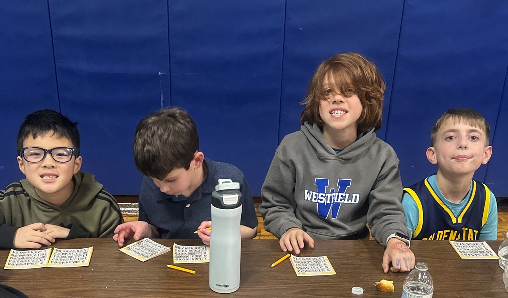 group of boys at family game night