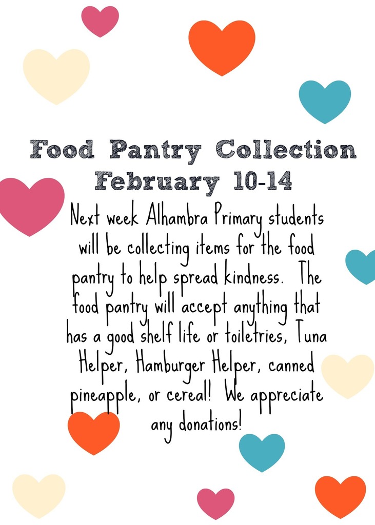 Food Pantry Collection!!