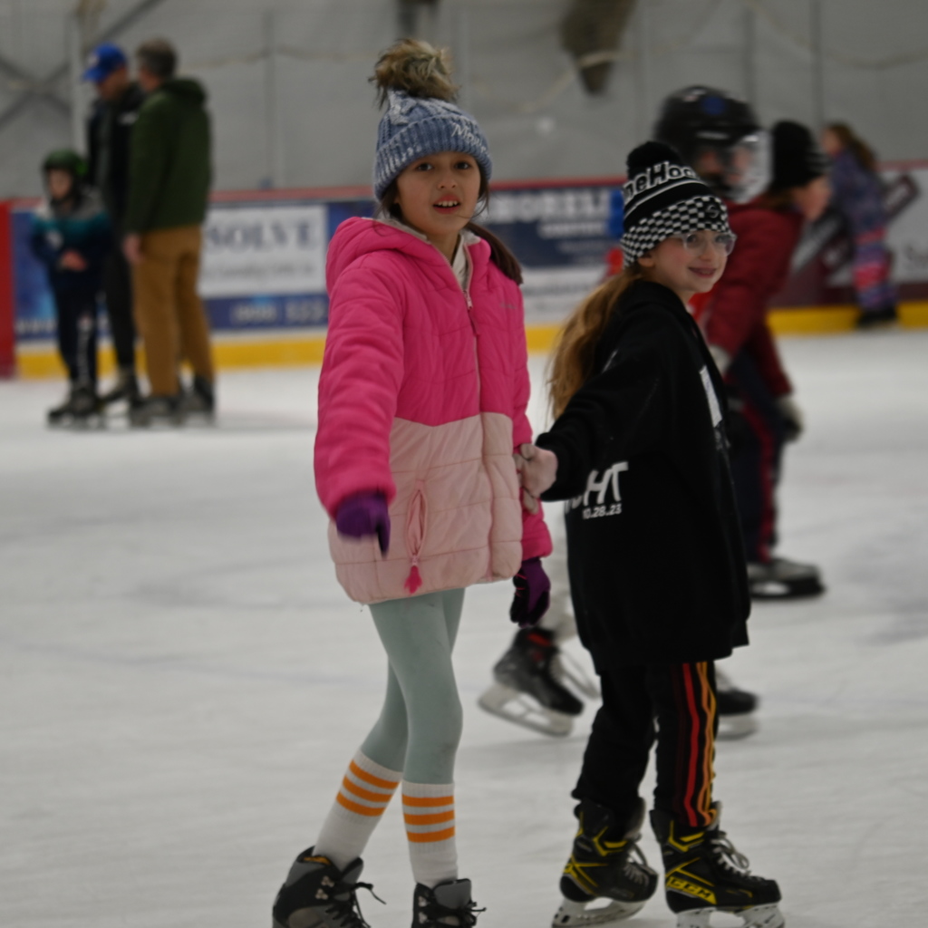 Wilson students ice skating