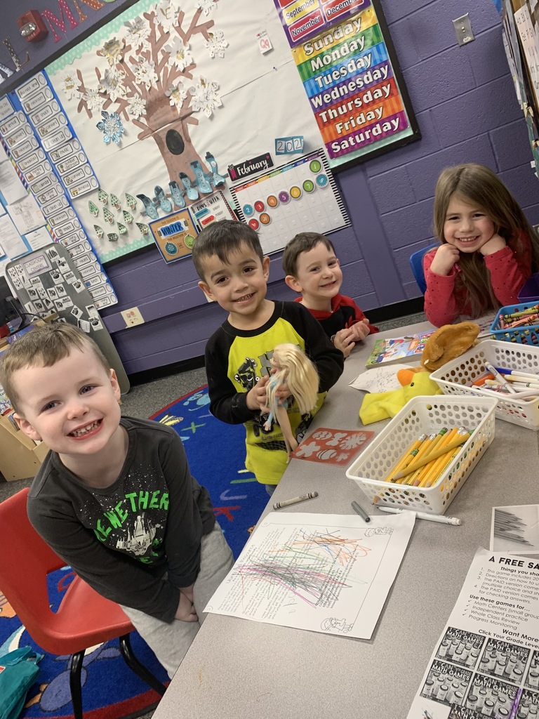 Our 3 yr olds in the evening