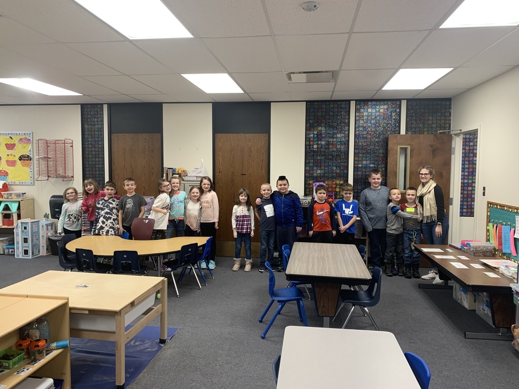 Our 1st and 2nd graders group picture!