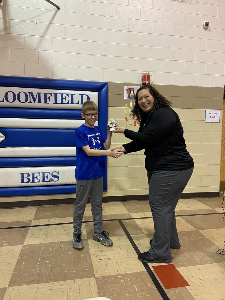 Carter Hans 6th grade Spelling Bee Champ!