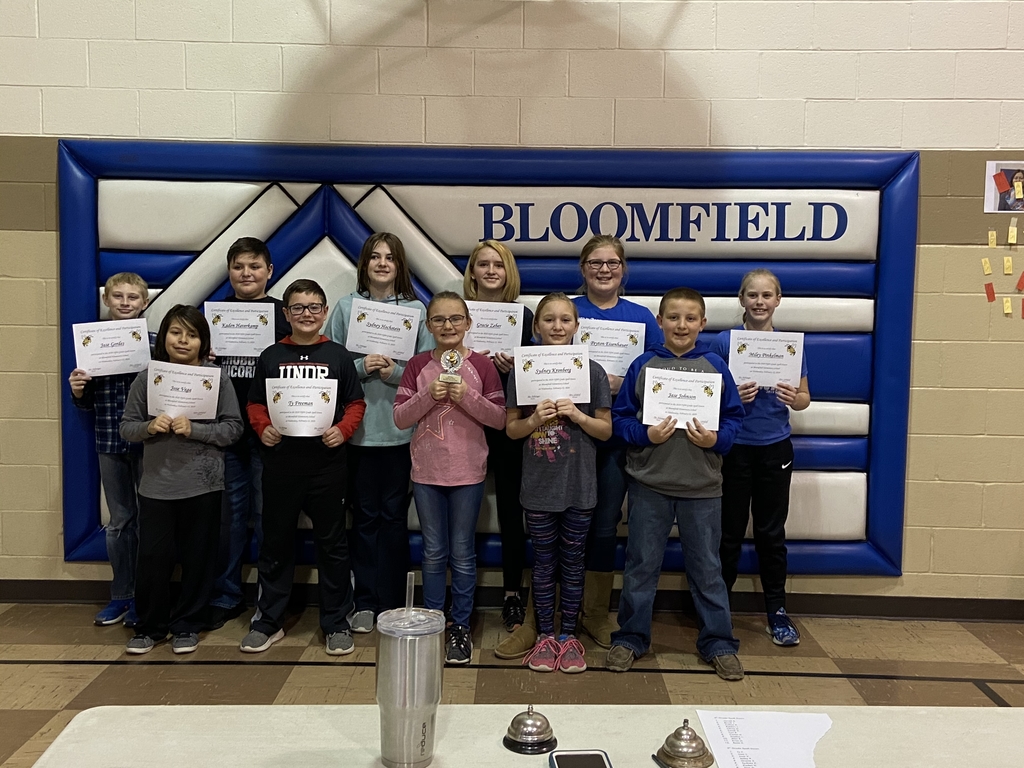 5th Grade Spelling Bee Contestants!