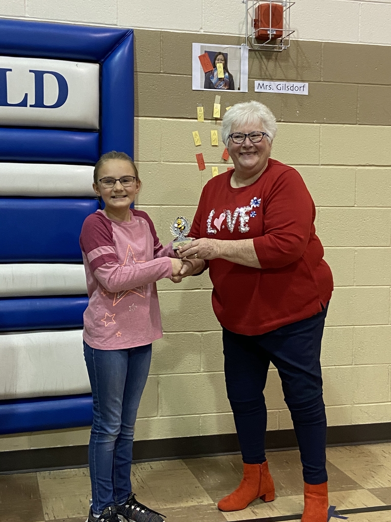 Miranda Eckmanm 5th grade Spelling Bee Champ!