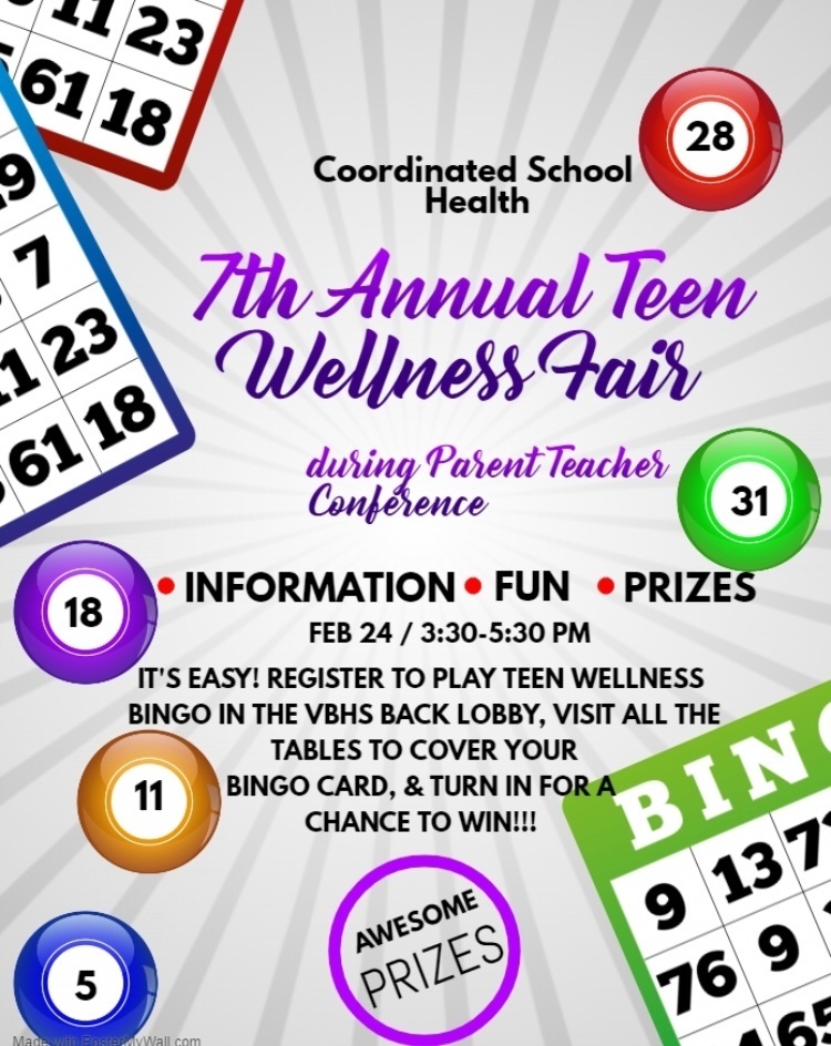 Teen Wellness Fair Flyer