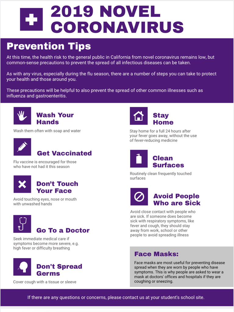 Coronavirus flyer eng