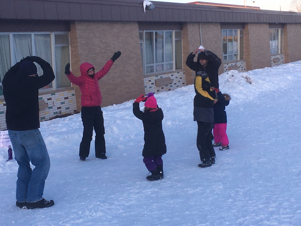 Yoga in the Snow