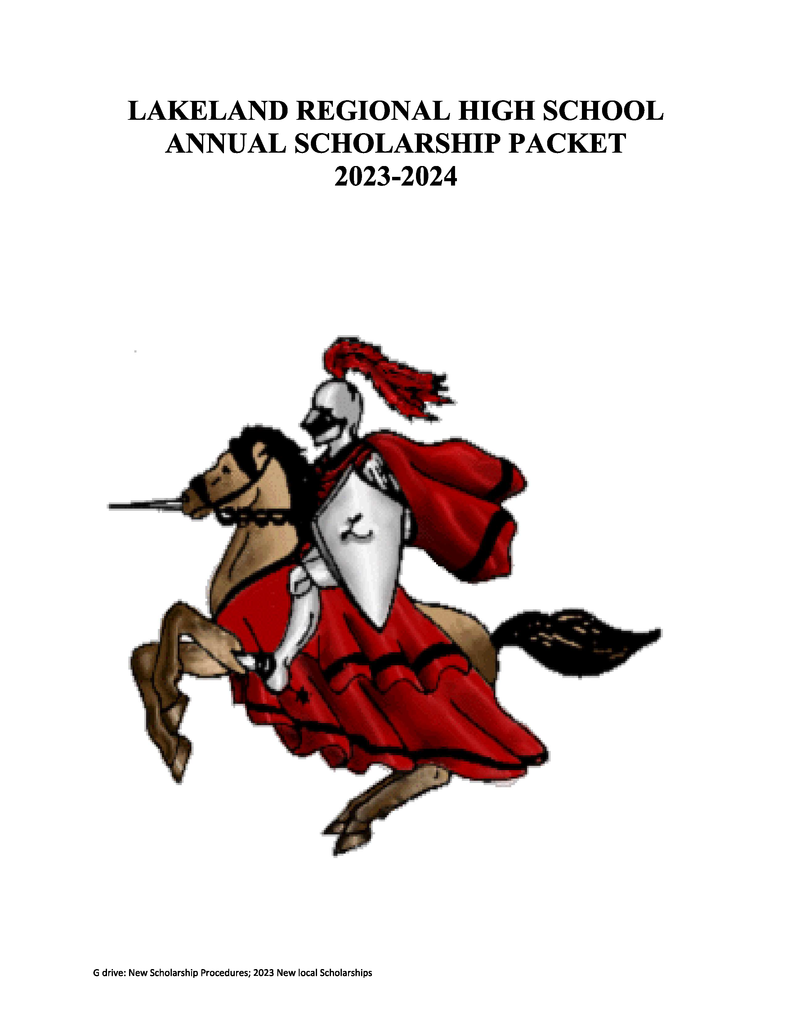24 LRHS Scholarships