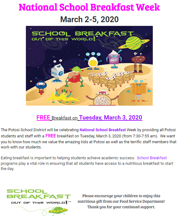 Free Breakfast Tuesday