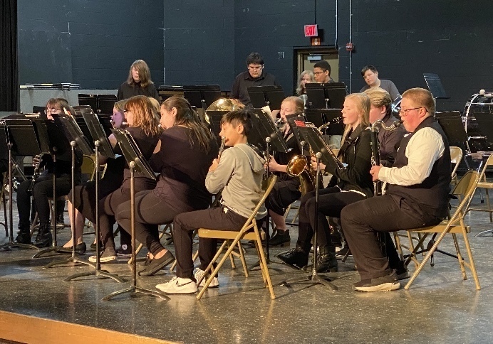 Woodwind players.