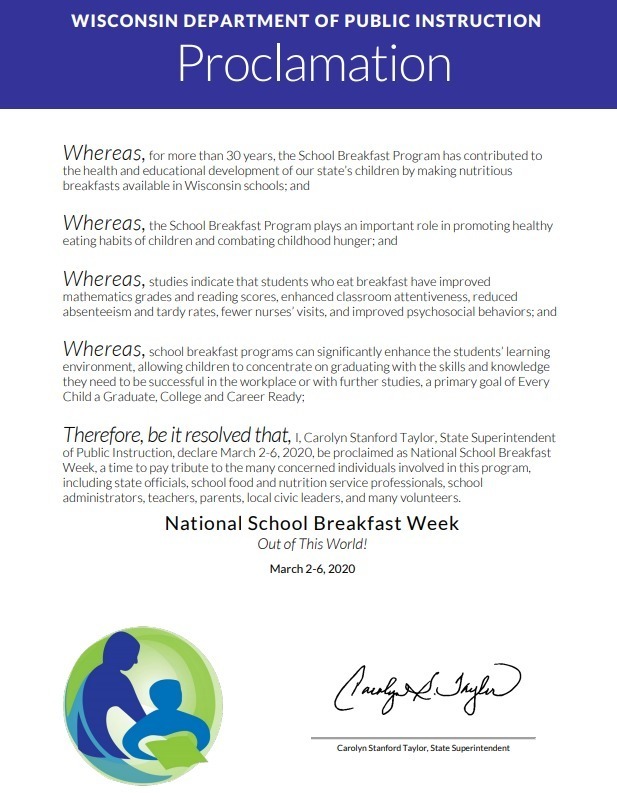 Breakfast Proclamation