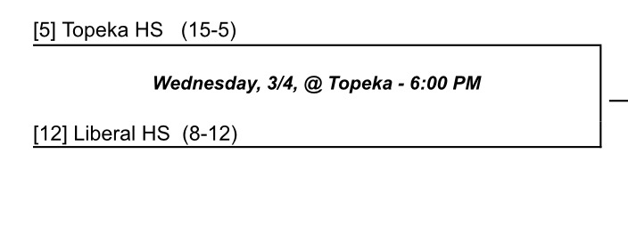 Liberal @ Topeka 6PM