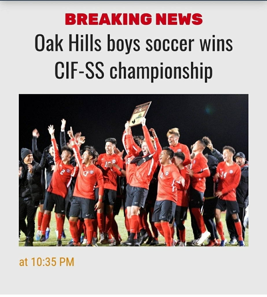Long overdue...🏆CIF CHAMPIONS🏆Congrats athletes, coaching staff, parents, and all of those who came out to watch our team make history. The Regional Tournament begins Tuesday! We find out the time/location tomorrow night. Stay tuned!