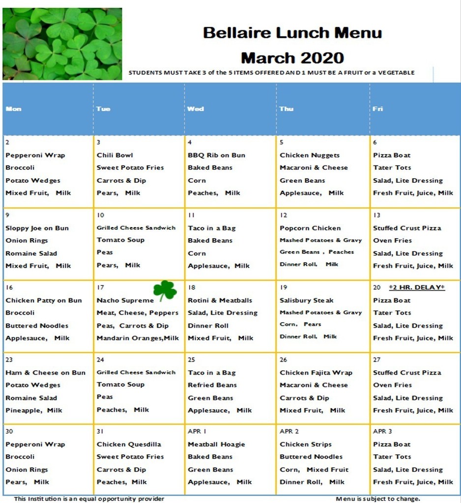march_menu