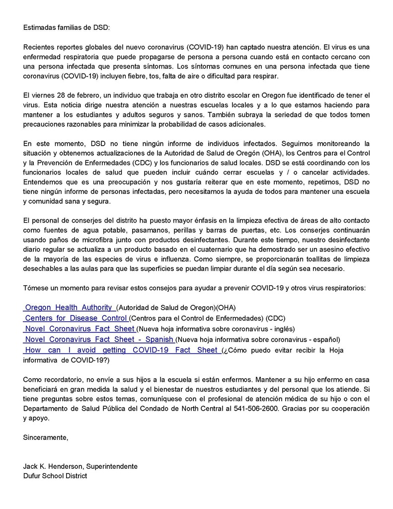 CV info sheet spanish