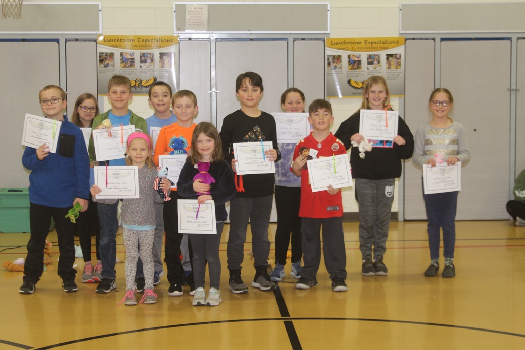 MP West February PBIS Winners