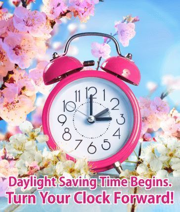 spring ahead clock