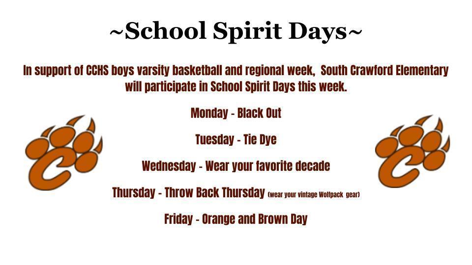 Spirit Week - Go Wolfpack!