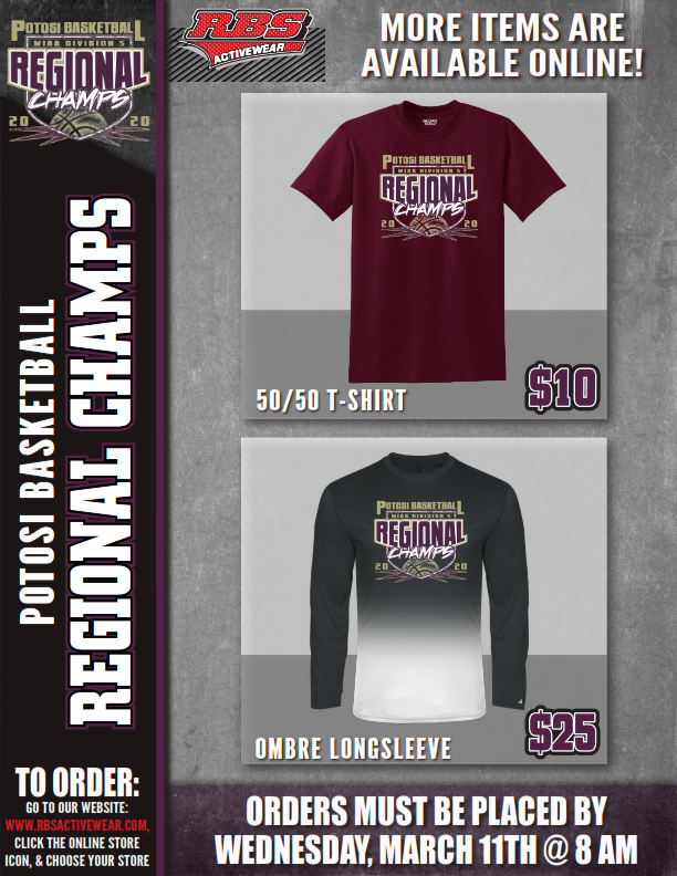 Potosi Boys Basketball Regional Champs