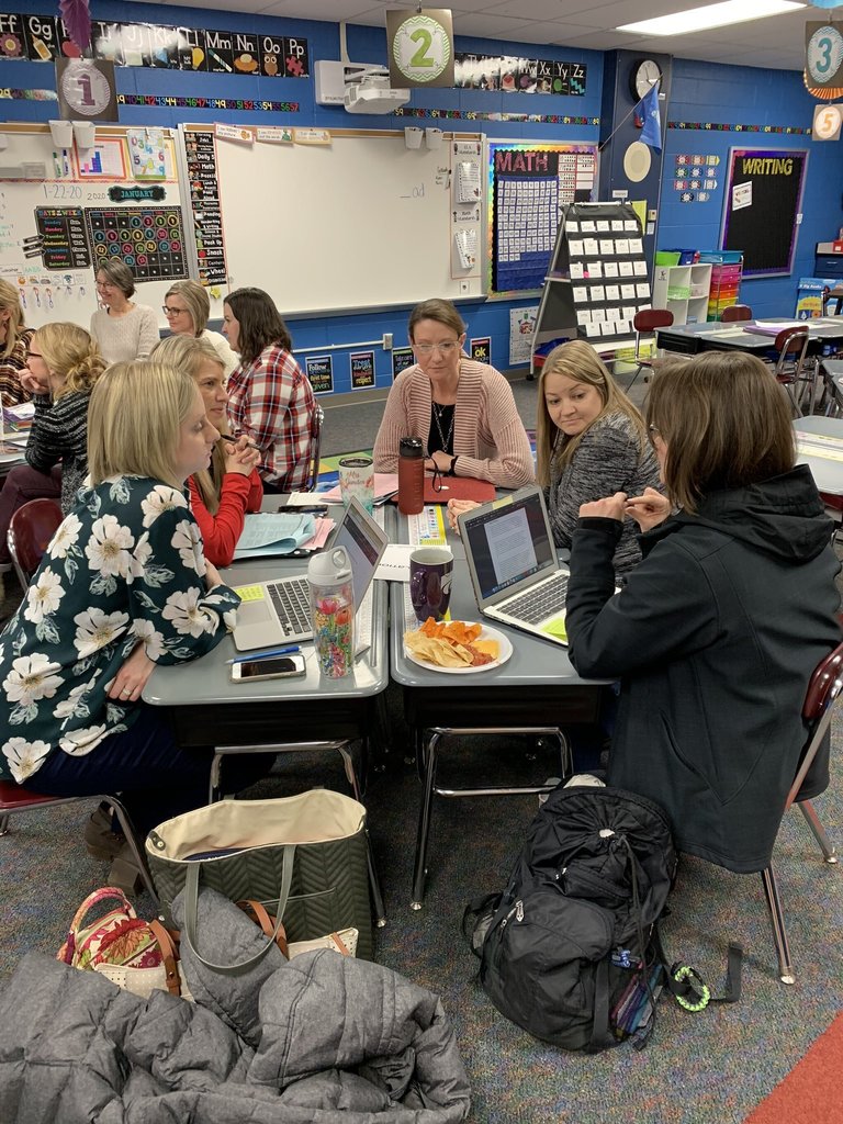 HES teachers collaborating during a professional development event