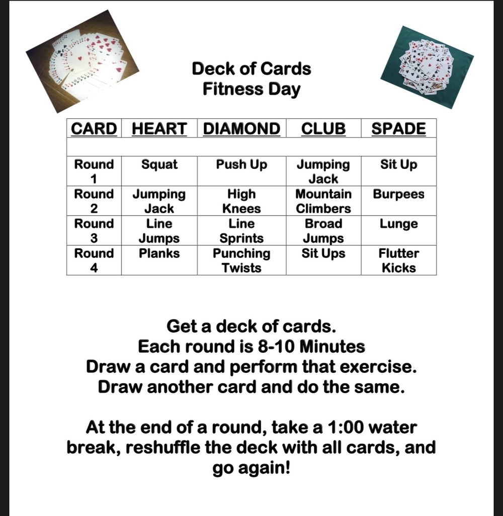 Deck of Cards Workout