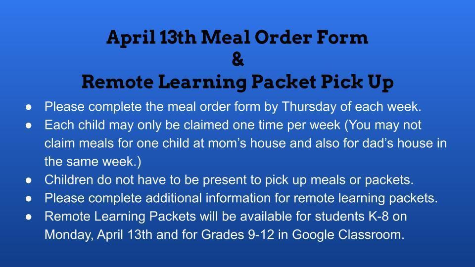 Food Distribution 04132020