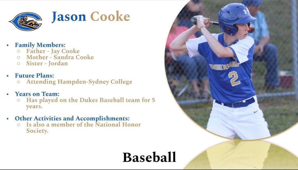 Dukes Athletics Senior Spotlight: Jason Cooke