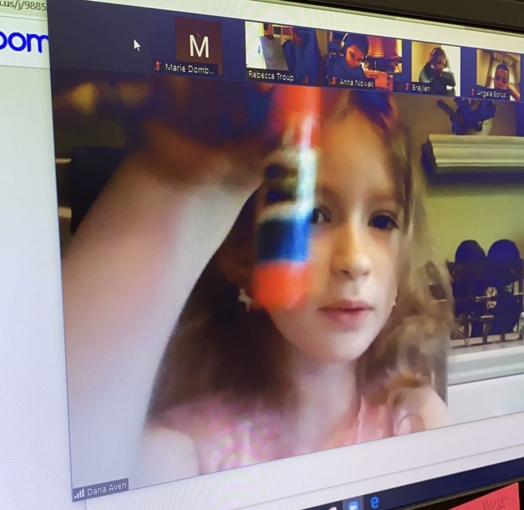 Interacting with the preschool teachers!