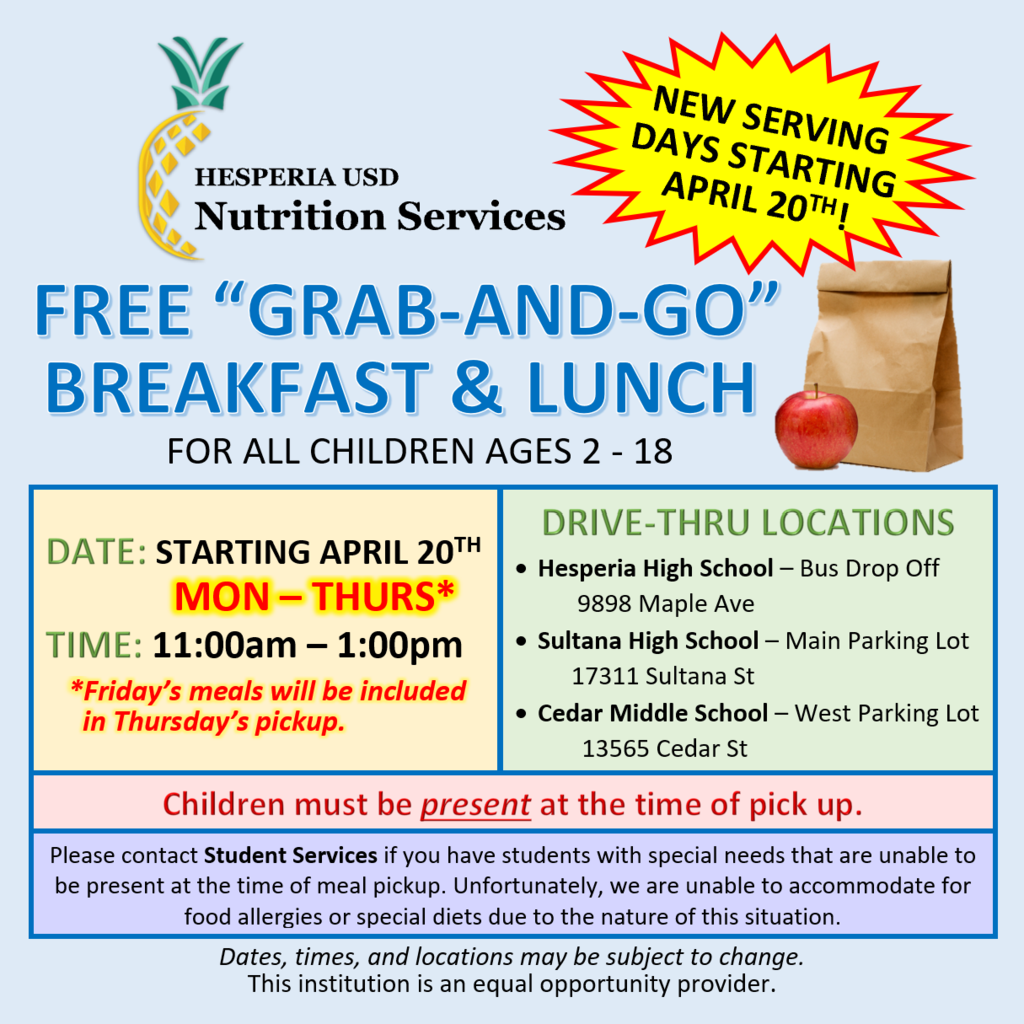 School Meals graphic