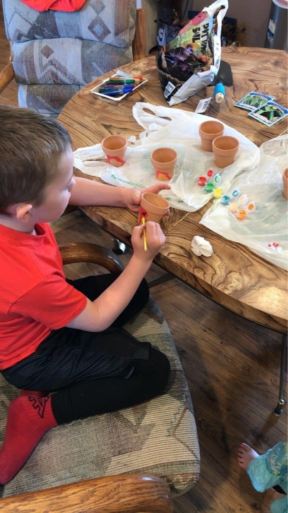 Kids making rainbows