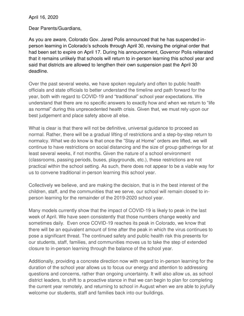 Alternative education plan