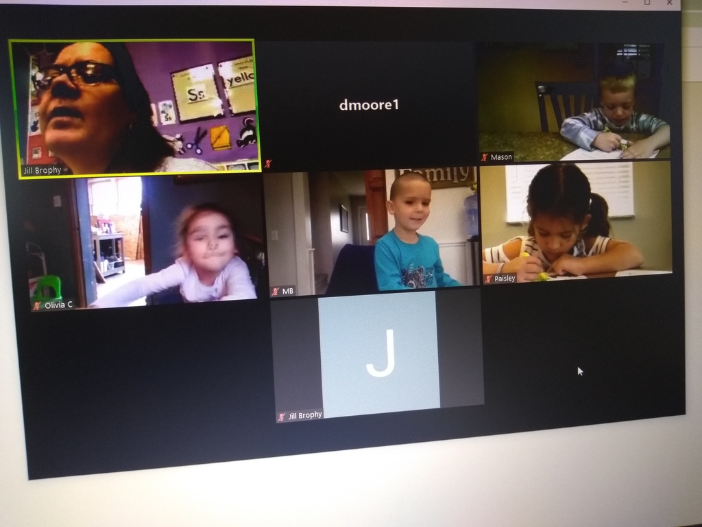 Mrs. Jill's 4 Year Old Online Session!!