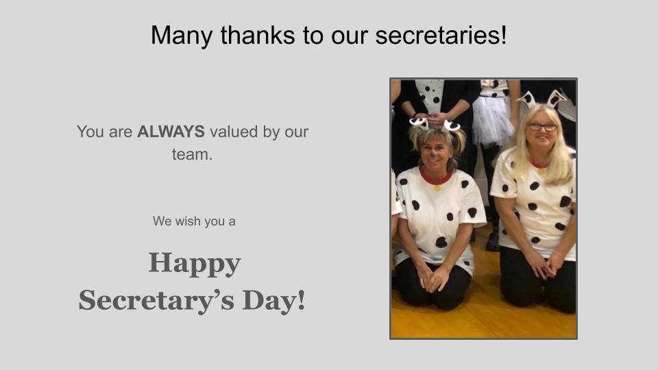 Happy Secretary's Day